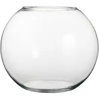 Mica Decorations Babet Bol Vaas - H31 x Ø40 cm - Transparant