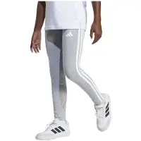 Adidas - Girl's 3-Stripes Leggings 230 - Legging 140, grijs
