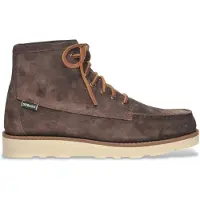 Sebago Heren Bruin Tala Leren Enkellaarsjes (40), Leer, Plat, Veters, Casual 76111SW