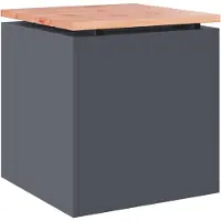 vidaXL Tuinbank Antraciet 40 x 40 x 43 cm Staal