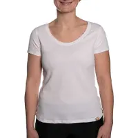 IQ-UV Uv Wave O Neck Korte Mouw Rash Guard Wit L Vrouw