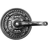 Mvtek Mtb 9s Steel Crankset Zilver 170 mm / 24/34/42t