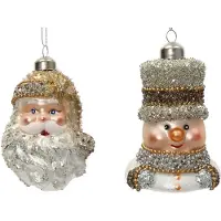 Décoris Notenkraker gls L9b5h11 cm goud/zilver a3