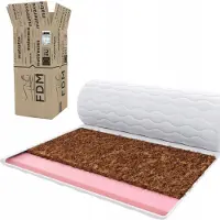 FDM Visco Kokos Topper 140x200 cm - Luxe Comfort & Stevigheid