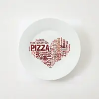 Bormioli Rocco Pizzabord - 33 cm - Rood - 1 stuk(s) -