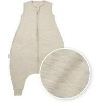Meyco Baby Studio Collection Merino Slaapoverall Jumper Met Vaste Mouw - Merinowol - Sand Melange - 92cm - 0.5 TOG