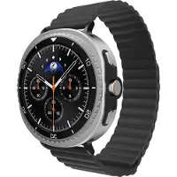 Cazy Horlogebandje geschikt voor Samsung Galaxy Watch Bandje (Magfit) - Smartwatchbandjes - Universeel bandje geschikt voor Samsung Galaxy Watch 8 / Watch 8 Classic - Zwart