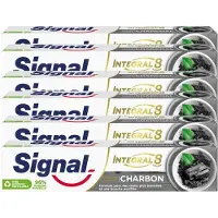 Signal Integral 8 Charcoal Tandpasta 6 × 75 ml