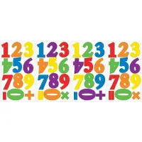 RoomMates muurstickers multicolor cijfers vinyl 48 stuks