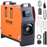 Vevor Air Diesel Heater 12V 5kW, Diesel Air Heater, Standkachel, 0,12-0,52 l/u. Diesel Heater met LCD-scherm en afstandsbediening.