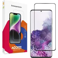 Accezz Gehard Glas Full Cover Screenprotector voor de Samsung Galaxy S20