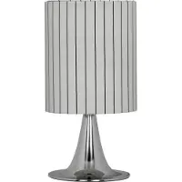 House Doctor Tulip tafellamp zilver Ø26x50cm - 206100409