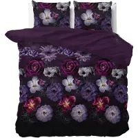 Sleeptime Dekbedovertrek Magic Flower Purple Katoen-240 x 220 cm