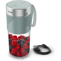 Tefal Lightmix BL1C04 - Blender to Go - Compact - 300ml Tritan beker - USB opladen - Makkelijk Schoonmaken - Blauw