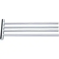 Nimco Bormo - 4-lids handdoekhouder, draaibaar, chroom BR 11096-4-26