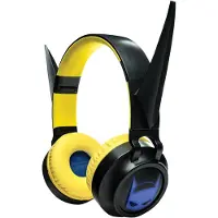 Lexibook 3D Batman design Bluetooth en Bedrade Opvouwbare Koptelefoon met veilige volumebeperking