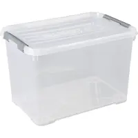 Curver opbergbox met wielen 65L - handige kunststof opberger multicolor.