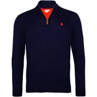 U.s. polo assn. Trui navy / rood