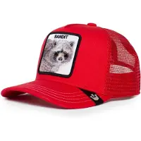 GOORIN BROS. Hoed grijs / rood / zwart / wit