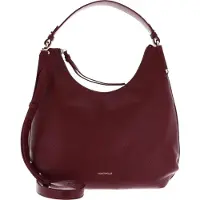 Coccinelle Leren schoudertas Rebekka Handbag Grained Leather Ribes (rood)paars
