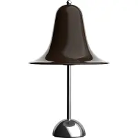 Verpan Pantop Tafellamp Ø23 Chroom / - Tafellampen Metaal Pitch brown - 147535