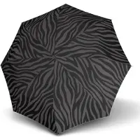 Knirps Medium Duomatic Paraplu Zebra Black