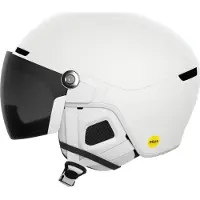 POC Obex Visor, skihlem met vizier, hydrogen white