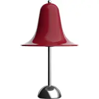 Verpan Pantop Tafellamp Ø23 Chroom / - Tafellampen Metaal Cherry Red - 147540