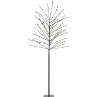 Lumineo Decoris Led Boom Buiten Zwart - 160 Led's - Warm Wit - 180cm - Binnen & Buiten