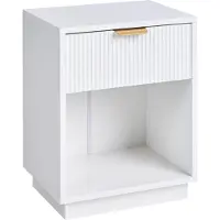 Beliani SUMMERVILLE - Nachtkastje - Lichthout - MDF