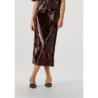 Y.A.S Yasroyalina Pailletten Enkel Maxi Rok XS EU dames