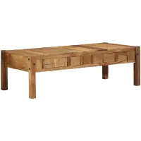vidaXL Salontafel Bruin 110 x 54 x 35 cm Massief Gerecycleerd Hout