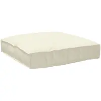 vidaXL Kussen Crème 80 x 80 x 12 cm Oxford Stof