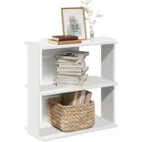 vidaXL Boekenkast 3-laags 60x30x60 cm bewerkt hout wit