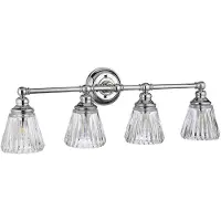 Quintiesse LED Badkamerarmatuur Keynes | 3W 3000K 300Lm 830 | IP44 | Dimbaar | Polished Chrome