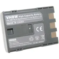 123accu Canon NB-2L / NB-2LH / 9612A001 accu (7.4 V, 600 mAh, huismerk)
