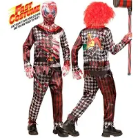 Widmann Kwaadaardige clown kostuum Mila kinderen