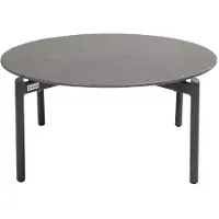Qopps Koffietafel Dagoo - 80 cm - Aluminium - Rond -