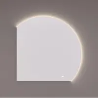 HiPP Spiegel design spv ml rond rechts 120x100 cm met verlichting incl. Spiegelverwarming