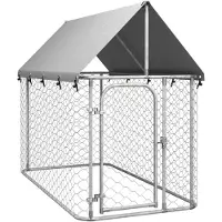 vidaXL Windscherm 5-panelen 600x160 cm stof antraciet