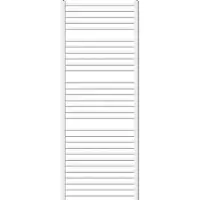 LuxeBath Elektrische badkamerradiator met verwarmingselement 1200W 750x1800 mm Wit rechte zijaansluiting & thermostaat Digitaal display