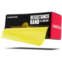 Matchu Sports Weerstandsband 5,5 meter - X-licht - Lengte: 5,5 meter Breedte: 14 centimeter