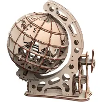Mr. PlayWood Modelbouwpakket Globe 25,5 X 18 Cm Hout 231-delig