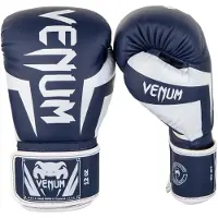 Venum Bokshandschoenen Elite Navy Blauw Wit - 14 OZ