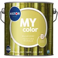 Histor MY color Muurverf Extra Mat Secret Safari PPG1110-4 | Kleur van het Jaar 2026 2,5 LTR