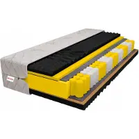 Strefa Spania Matras Geel Nacht 120x200cm - Pocketvering, Kokos, H3/H4
