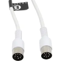 BOSSCOM premium DIN 8-pins / Powerlink PL8 kabel voor B&O | wit | 0,50 meter