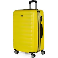 Itaca ITACAunisex. 71270-07 Grote Reiskoffer 4 Wielen Trolley 71270 geel -68X47X30Cm (OSFA), Casual, ABS/polycarbonaat