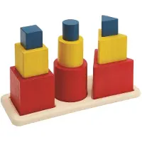 Plantoys - Puzzel met 3 vormen - TROUSSELIER