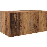 vidaXL Wandkast Oud hout 80 x 42.5 x 40 cm Bewerkt hout